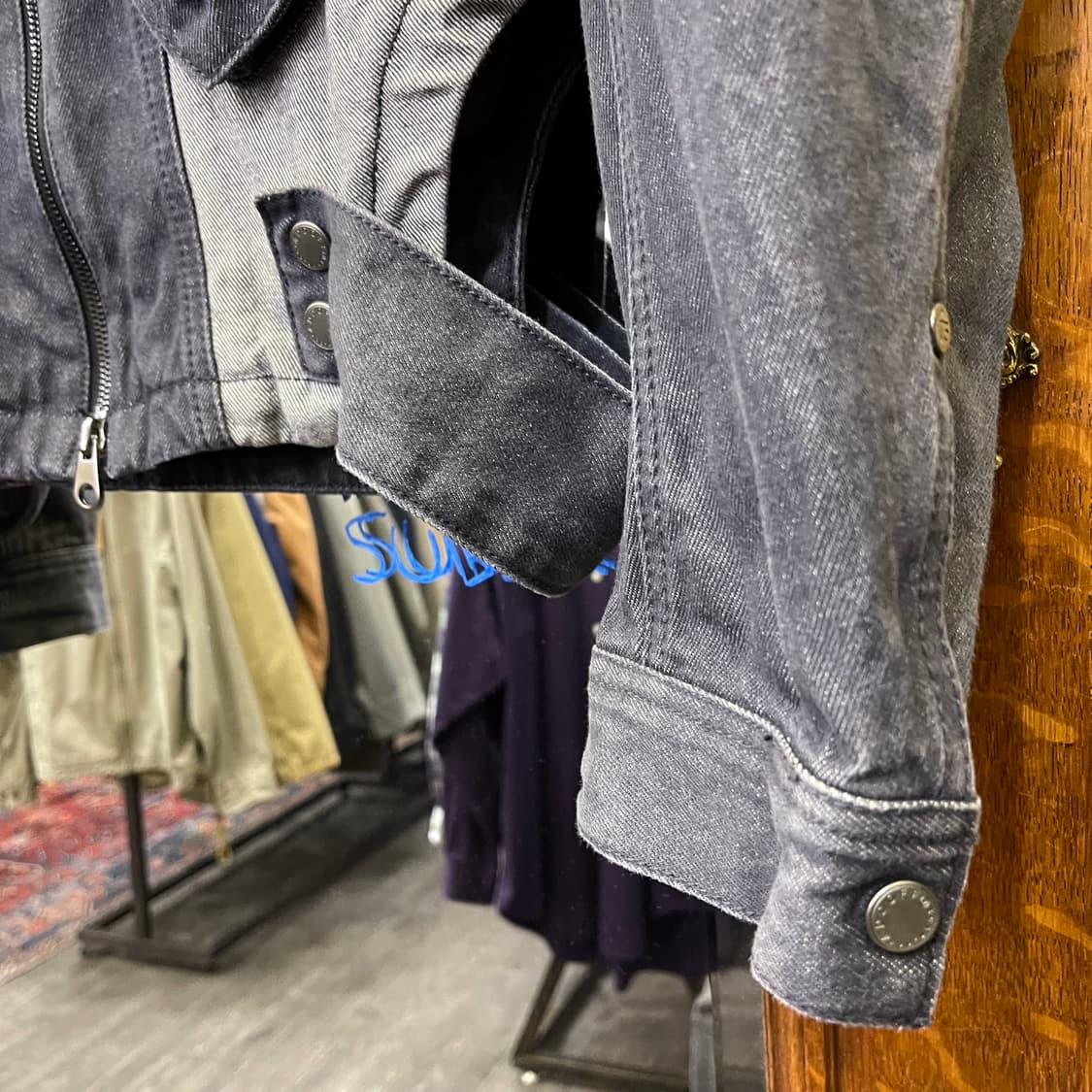 애드오프 데님 자켓 상품이미지5