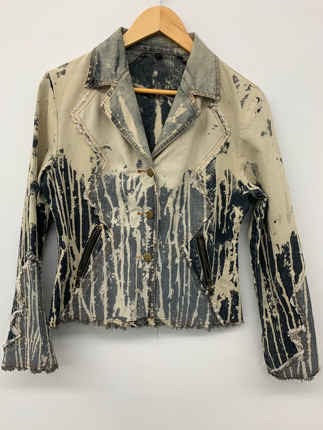 재패니즈 데님 워싱 카라 자켓 상품이미지4