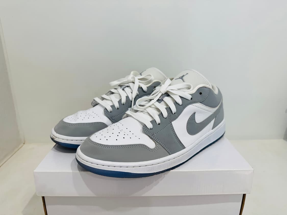 [W285] 조던 1 로우 화이트 울프 그레이 상품이미지1