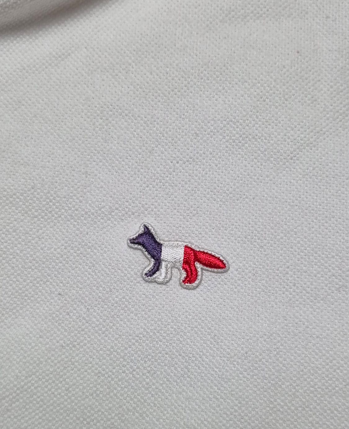 메종키츠네 화이트 카라티 XL 상품이미지3