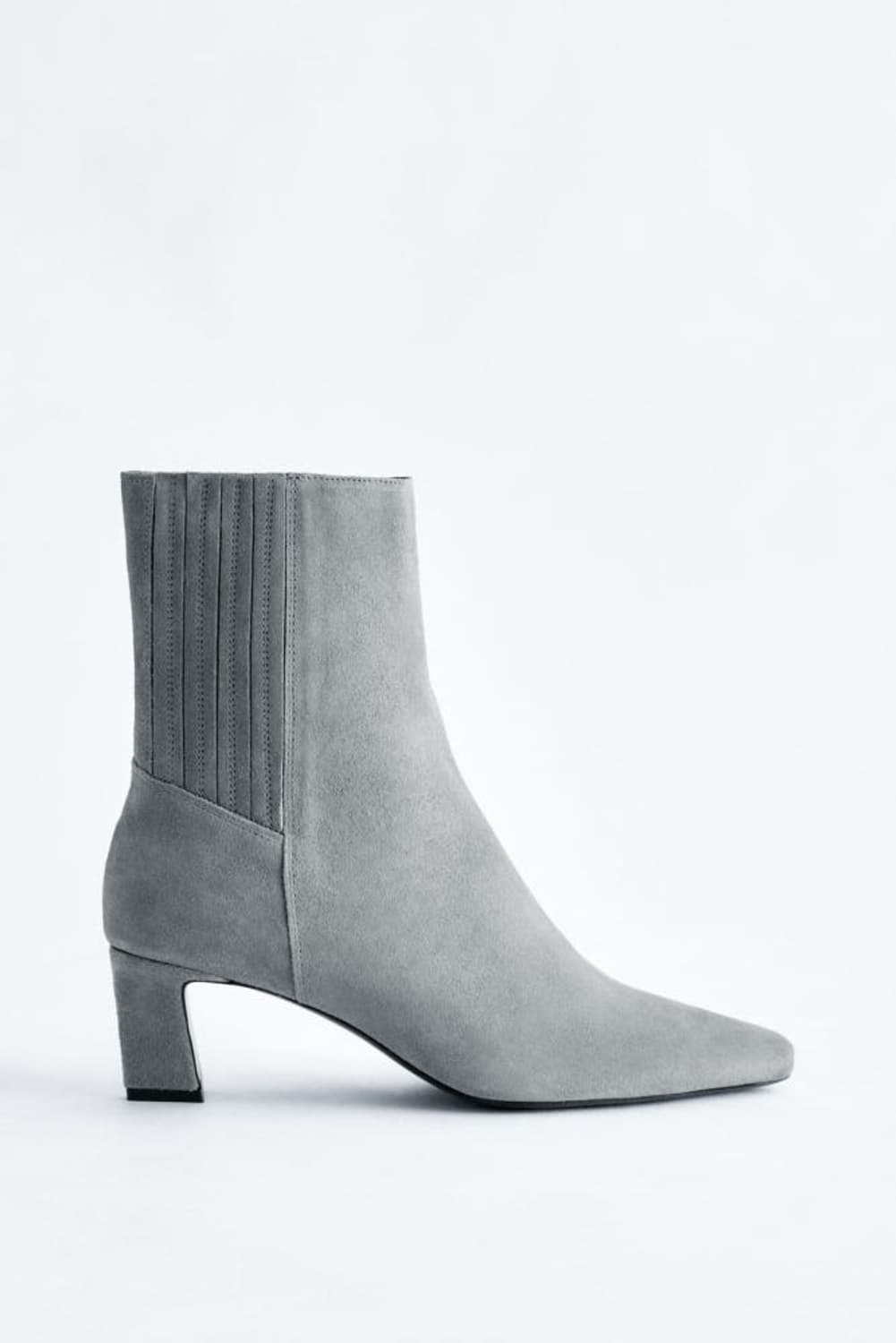 [38] 앤아더스토리즈 스웨이드 앵클 부츠 / 그레이 상품이미지1