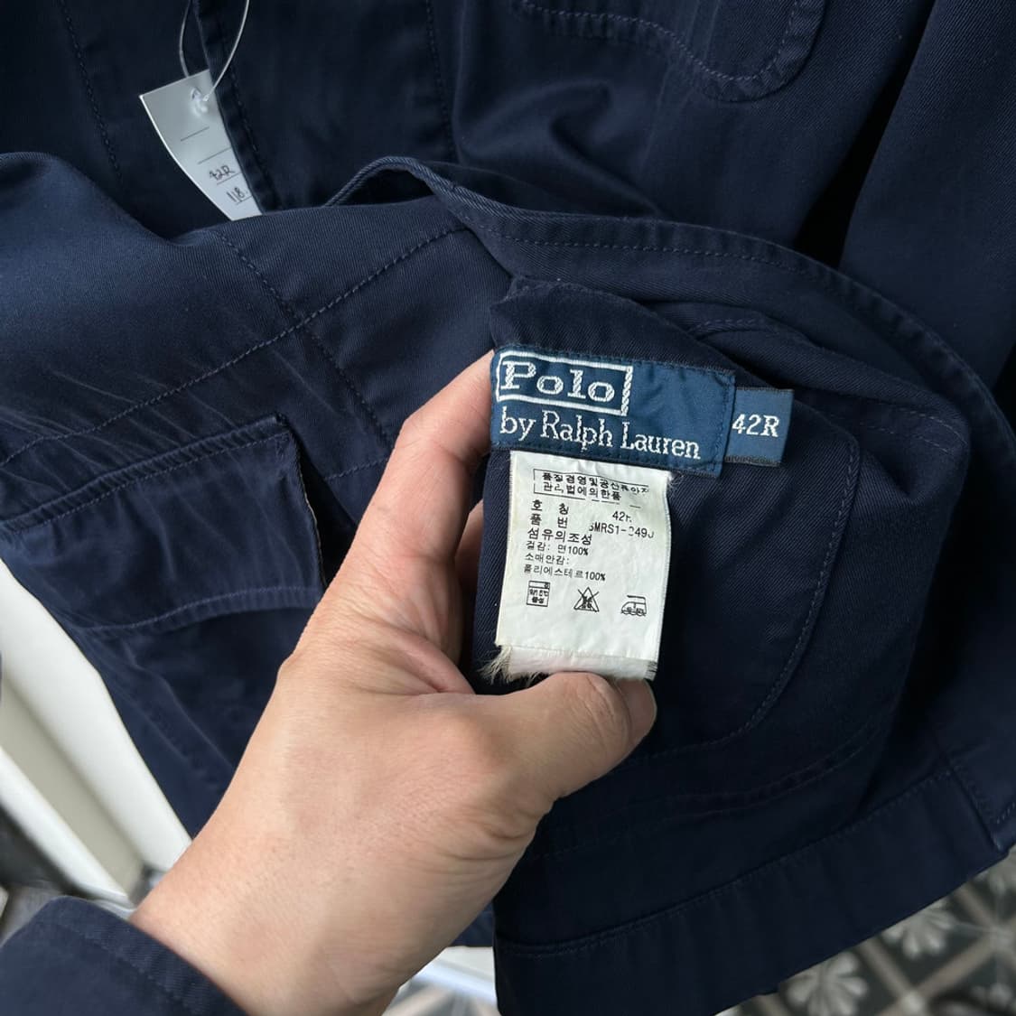 16494 - 폴로 랄프로렌 네이비 블레이저 자켓 (42R) 상품이미지4