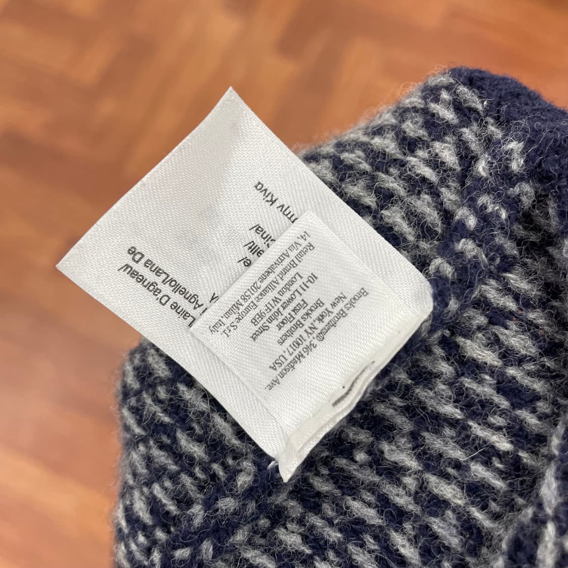 브룩스브라더스 숄카라 니트 상품이미지3