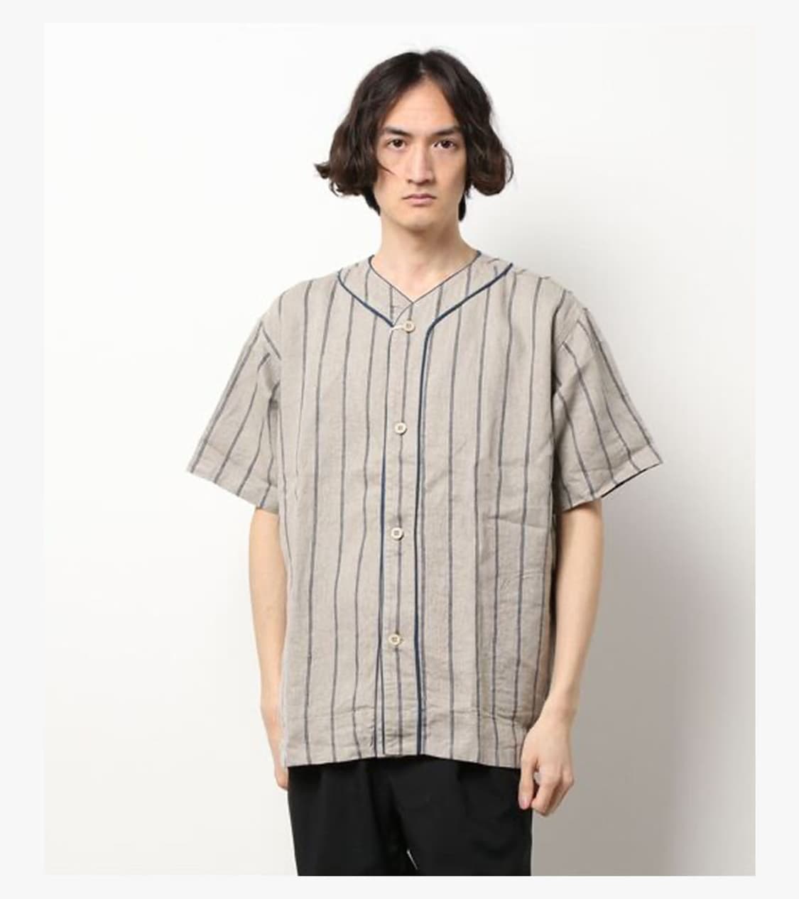 HOUSTON - STRIPE BASEBALL SHIRT 상품이미지3