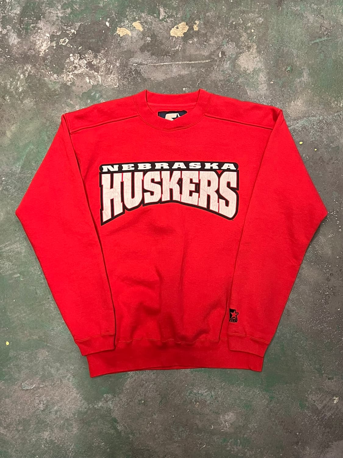 90's [S] 스타터 네브라스카 허스커스 스웻셔츠 빈티지 맨투맨 상품이미지1