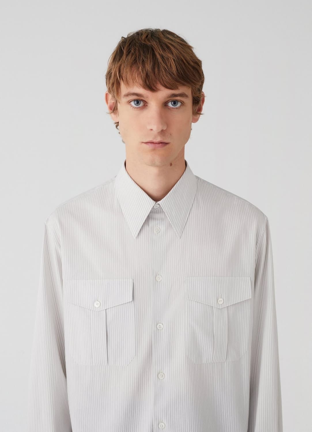 르메르 밀리터리 스트라이프 셔츠 / 48 상품이미지1