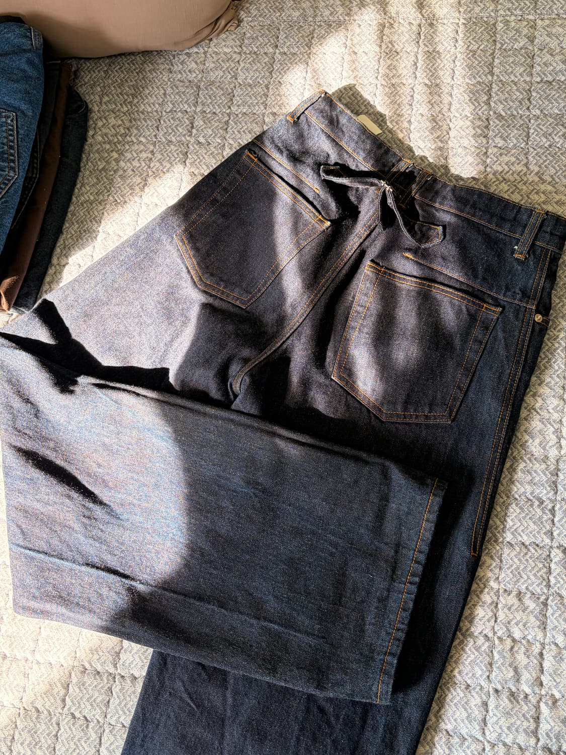쿠어 신치 백 턴업 jeans 상품이미지4