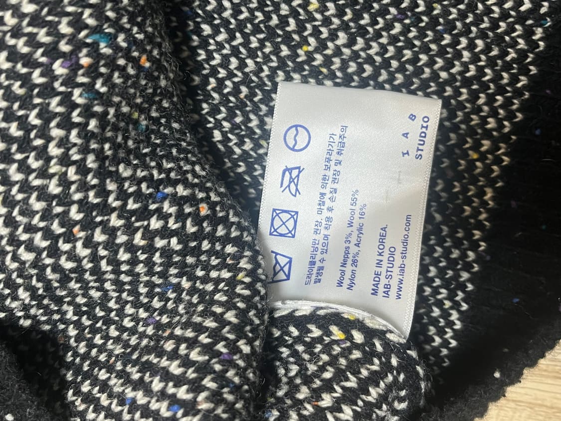 아이앱 스튜디오 니트 블랙 L 상품이미지6