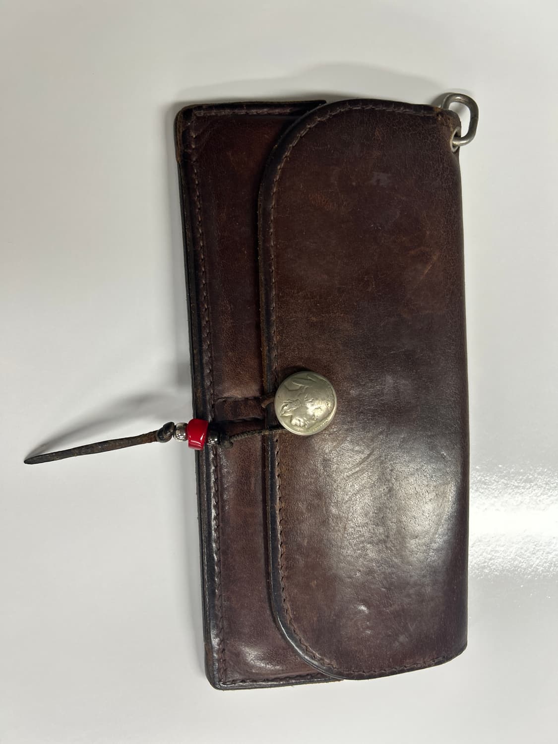 GOROS 고로스 새들레더 콘초 브라운 장지갑 상품이미지1