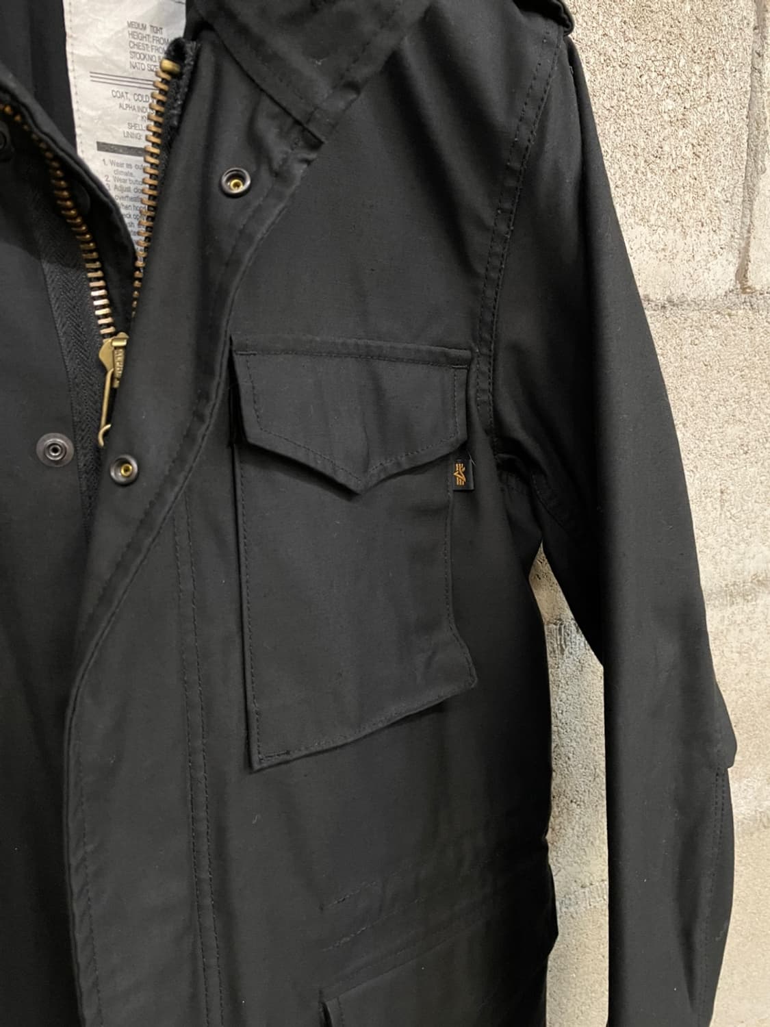 알파인더스트리 M65 필드 자켓 상품이미지4