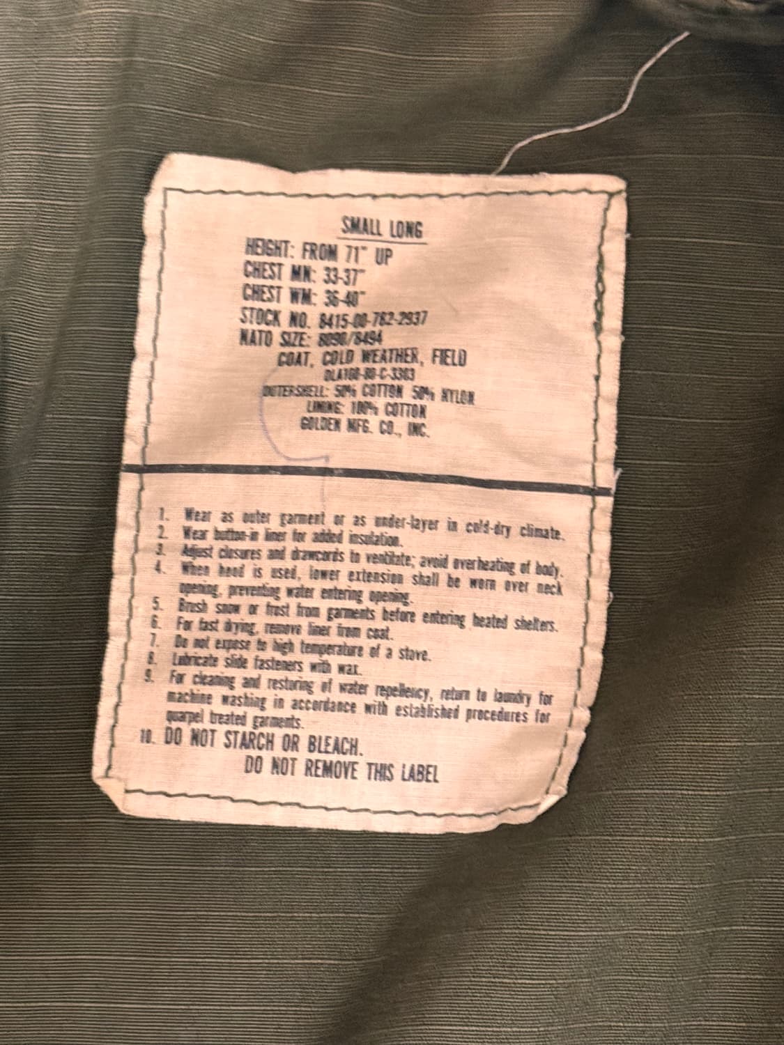 M65 필드자켓 상품이미지2