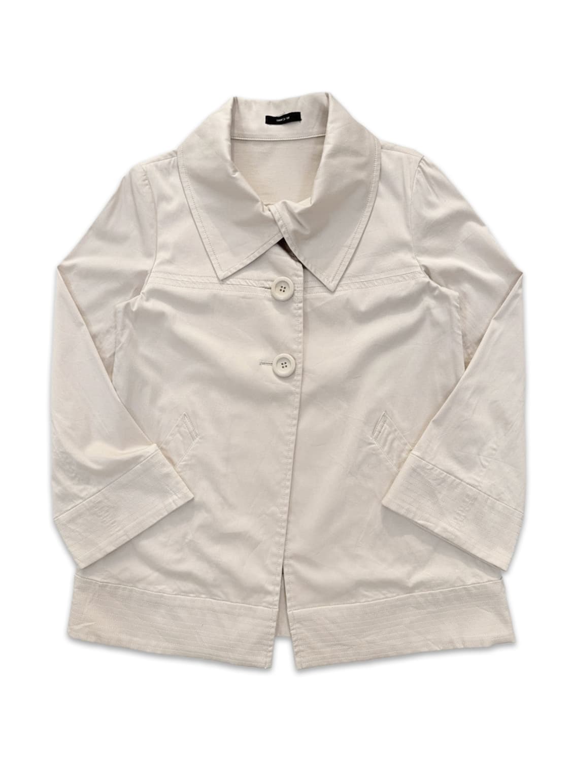 빈티지 Comme Ca Ism 아이보리 플레어 싱글 자켓 상품이미지1