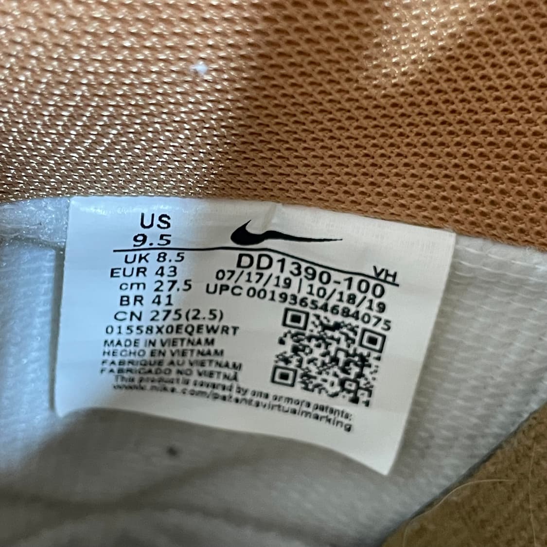 606) 나이키 덩크 로우 프로 프리미엄 미디엄 커리 275mm 상품이미지9