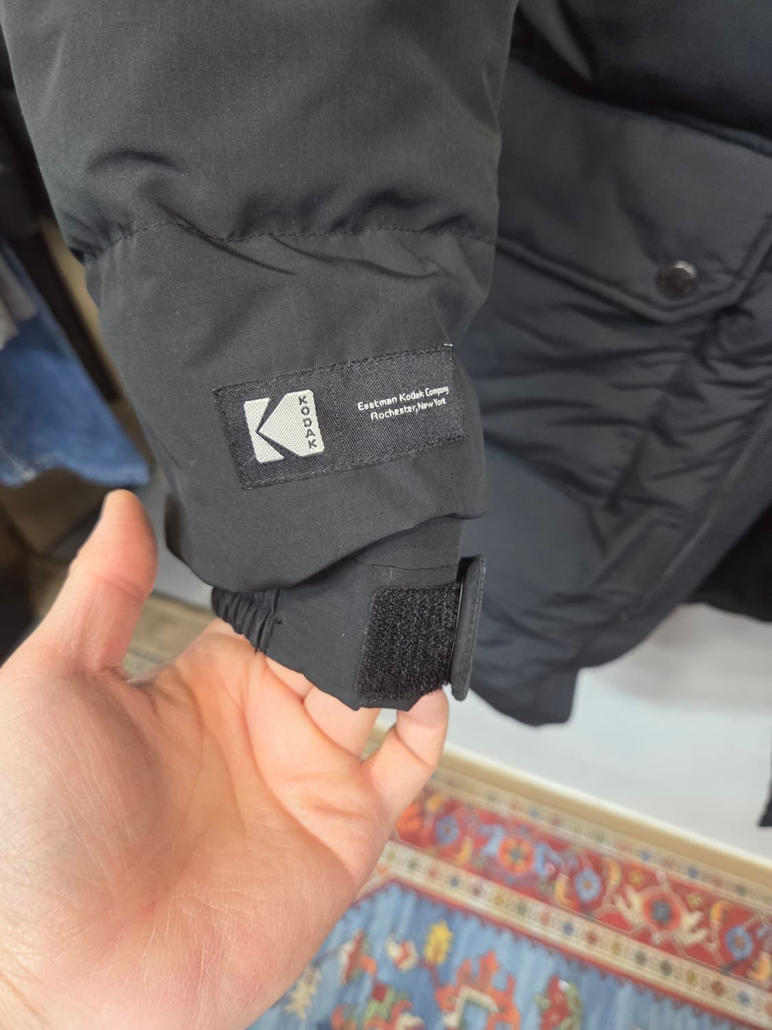 코닥 에센셜 스텐넥 덕다운 롱패딩 s 상품이미지5