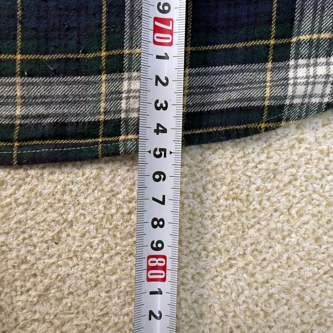 L 유니클로 체크 셔츠 0223T 상품이미지6