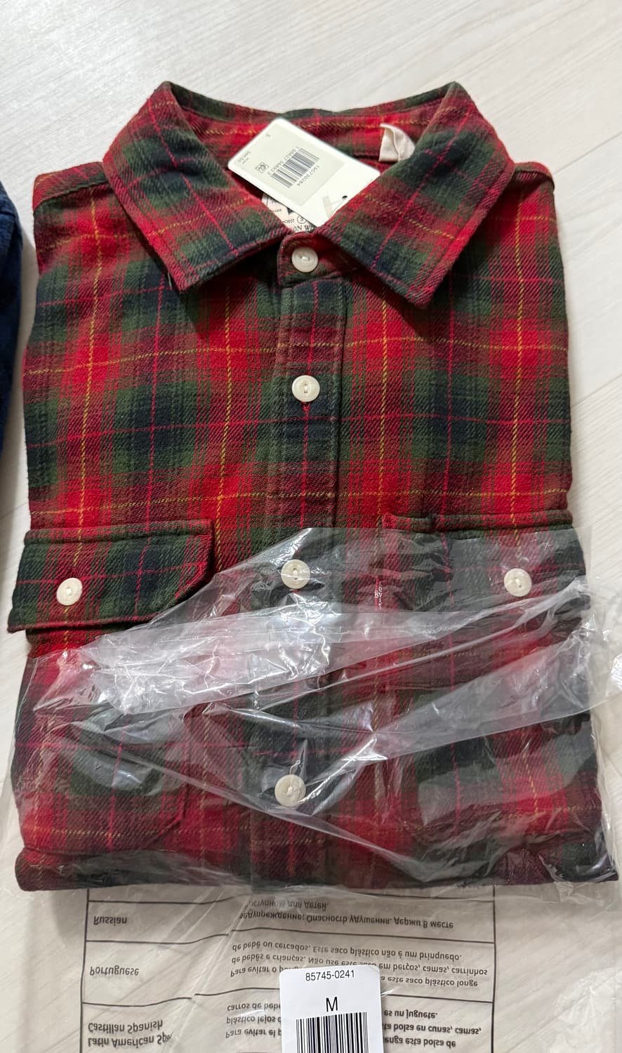 리바이스 잭슨 워커 체크 프란넬 셔츠 *새상품* 상품이미지4