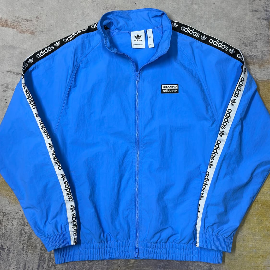 아디다스 우븐 사이드라인 바람막이 자켓 XXL 상품이미지1