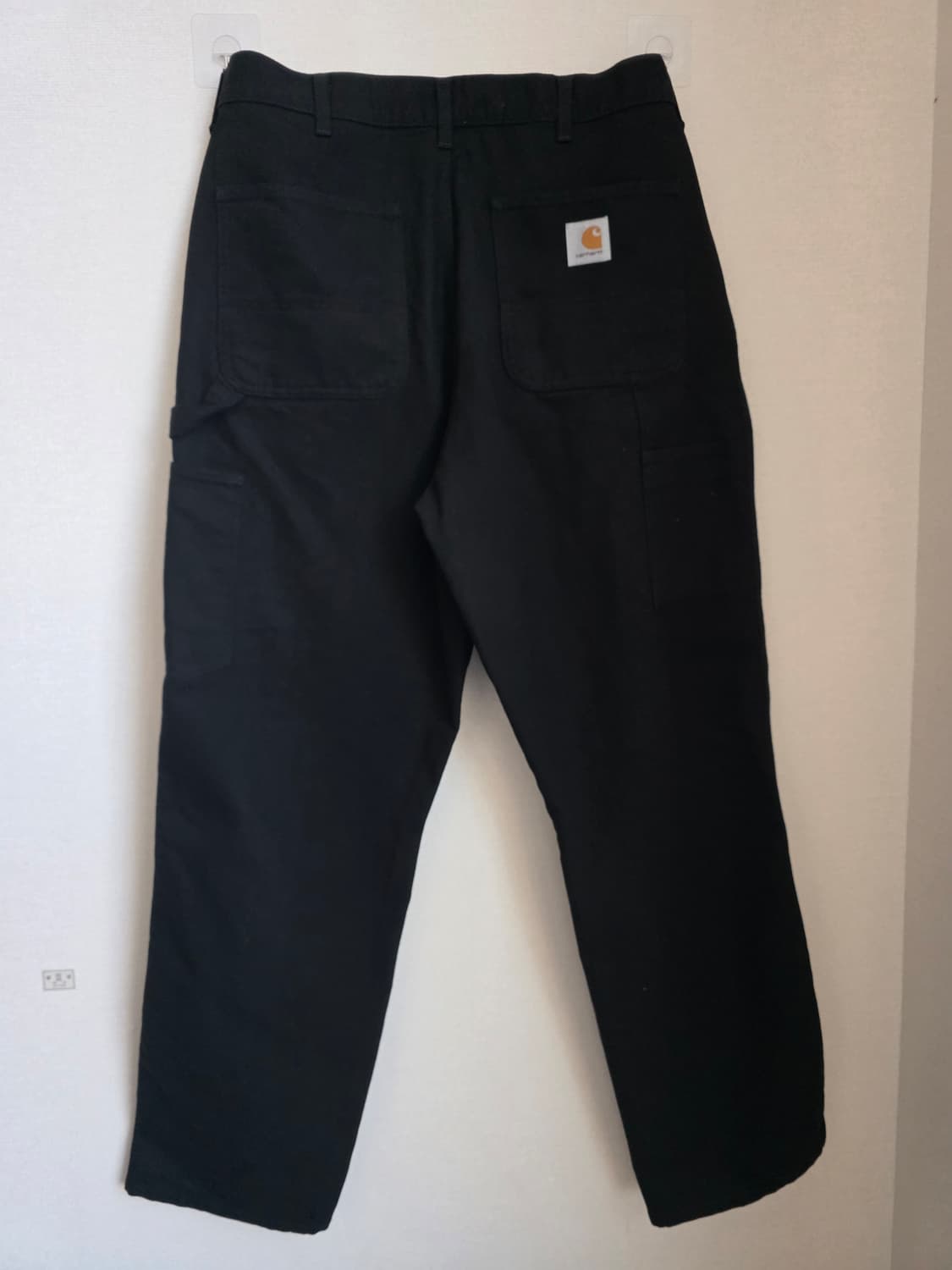 칼하트wip 싱글니 팬츠 블랙 36x32 사이즈 상품이미지2