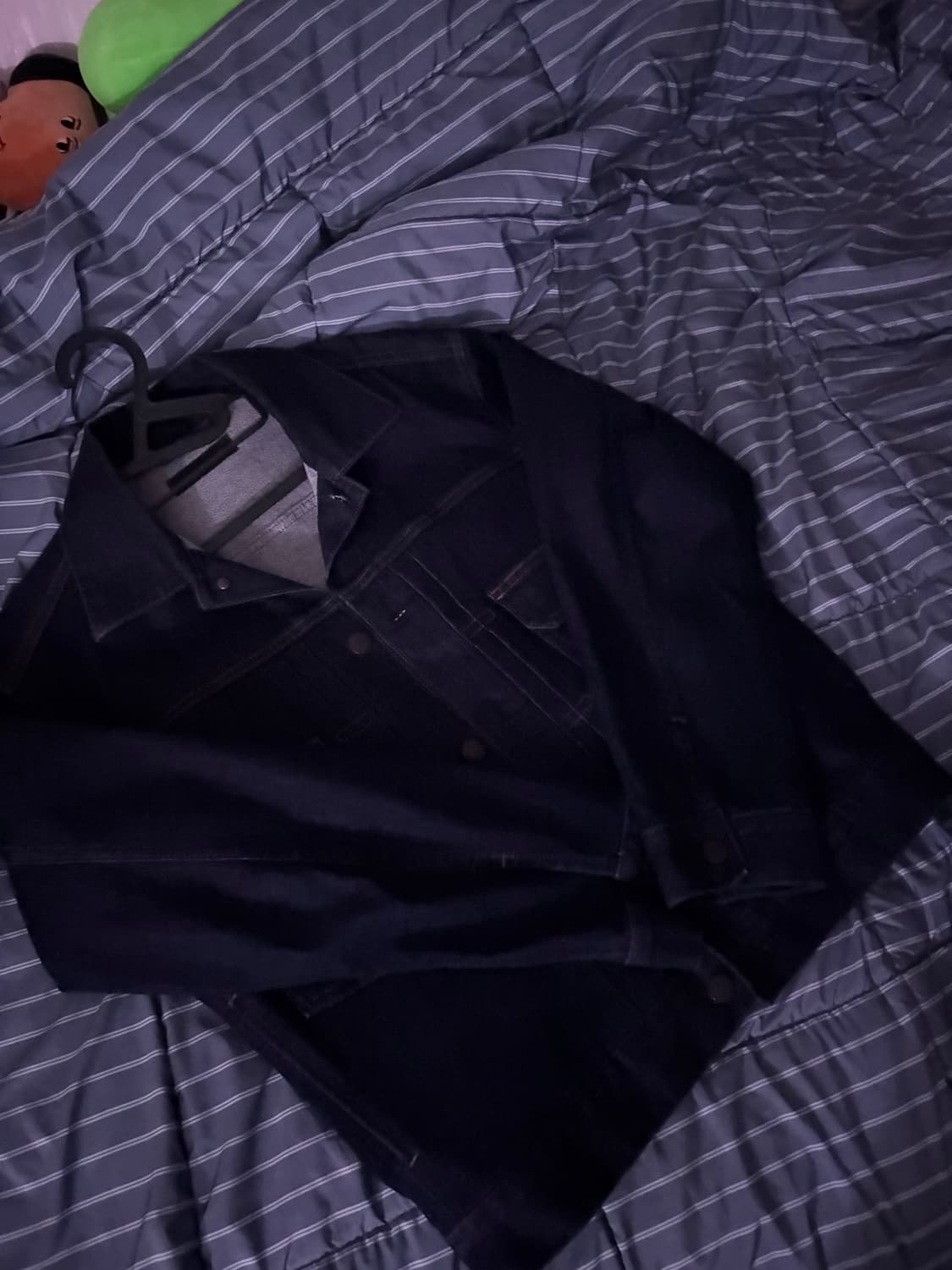 유니클로 크롭 청자켓  상품이미지1