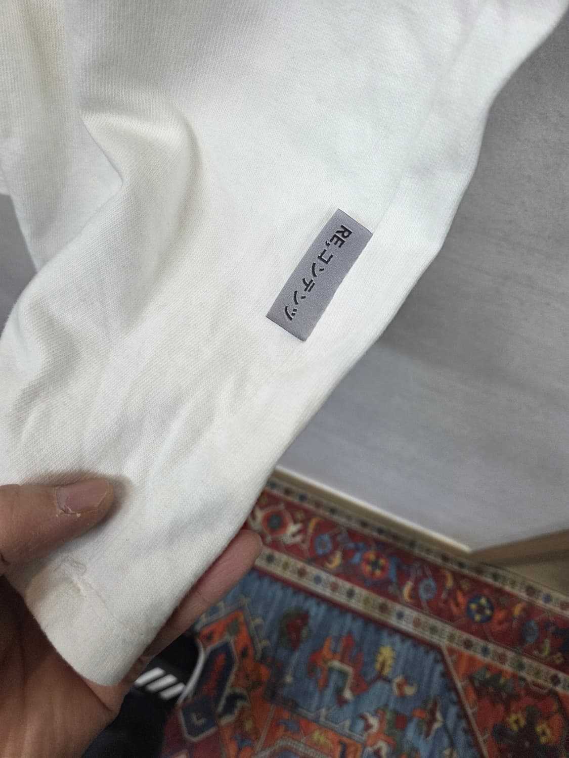 리플레이컨테이너 시그니처 코튼 반팔 대략 L 오버핏  상품이미지4