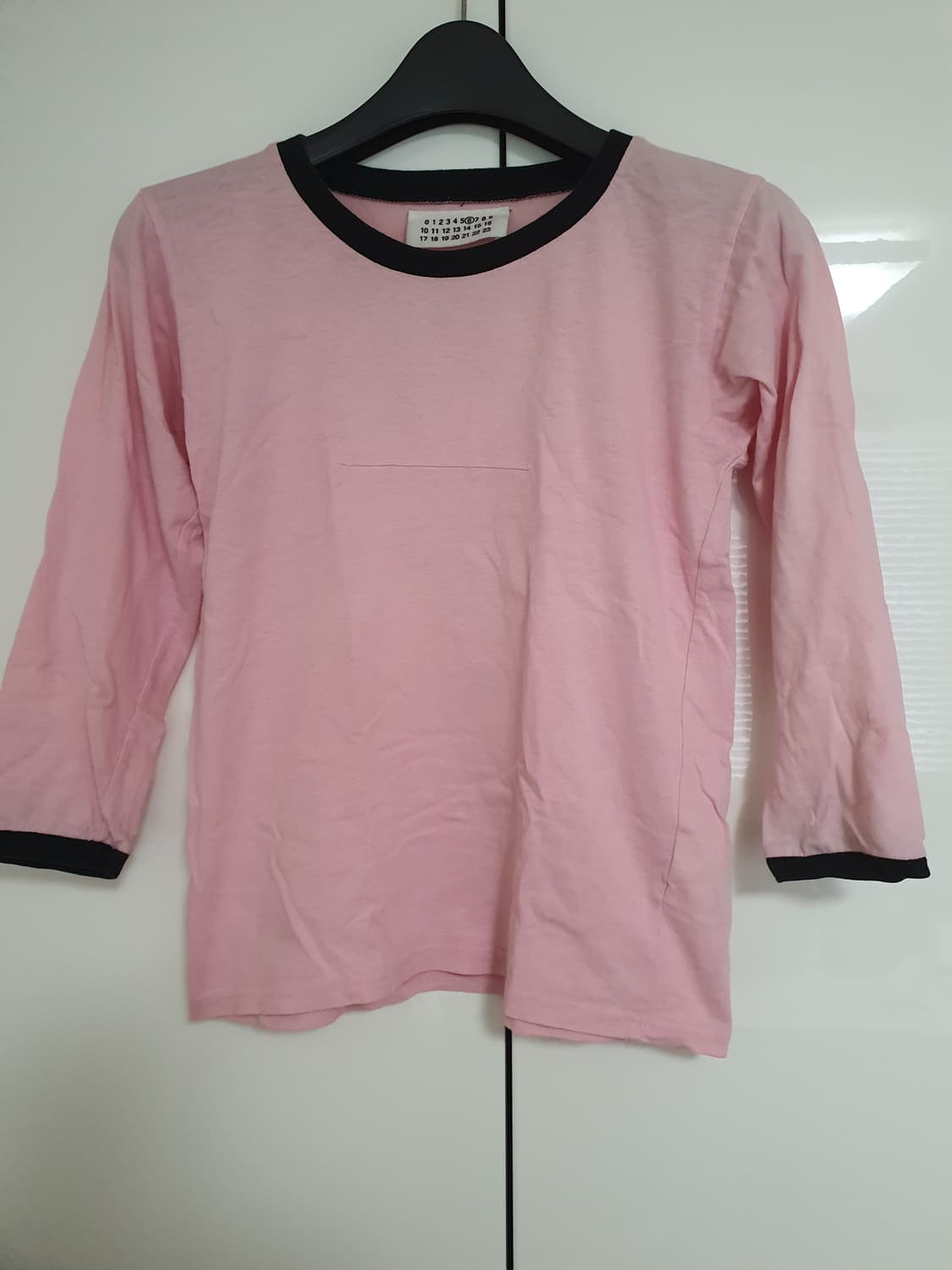 메종 마르지엘라 핑크 링거티셔츠 상품이미지1