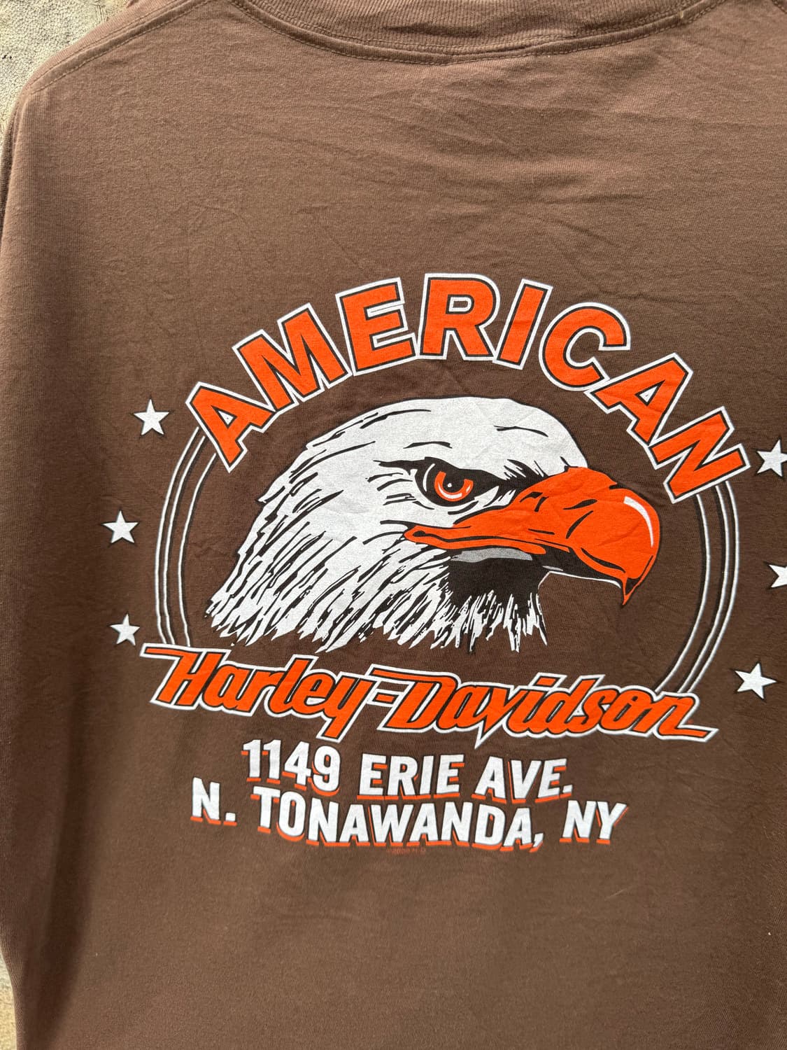 00s 할리데이비슨 빈티지 2009 헤인즈 로고 프린팅 반팔 티셔츠 상품이미지4