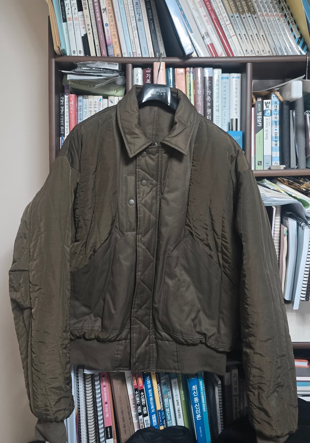 리버서블 MA-1 퀄팅 폴리충전재 블루종 점퍼 XL 상품이미지2