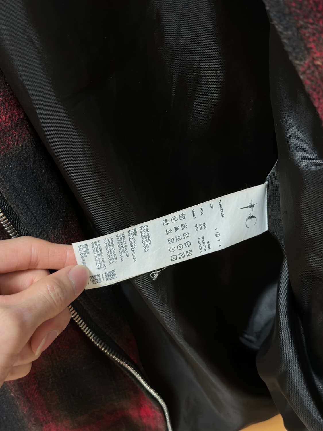 떠그클럽 Arab Sword Flannel Zip-up/2size판매 상품이미지4