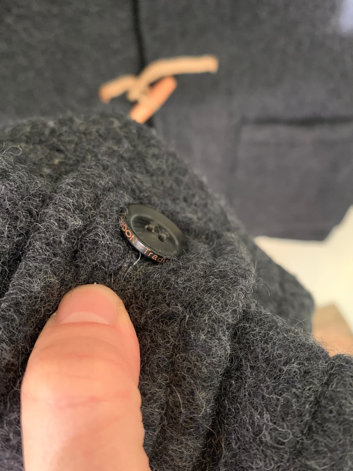 런던트레디션 더플코트 챠콜컬러 상품이미지7