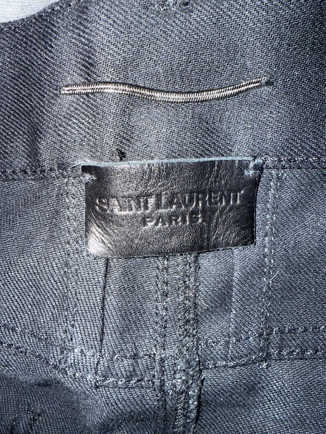 생로랑 레더페널진 33 밑단길이 수선된제품 상품이미지4