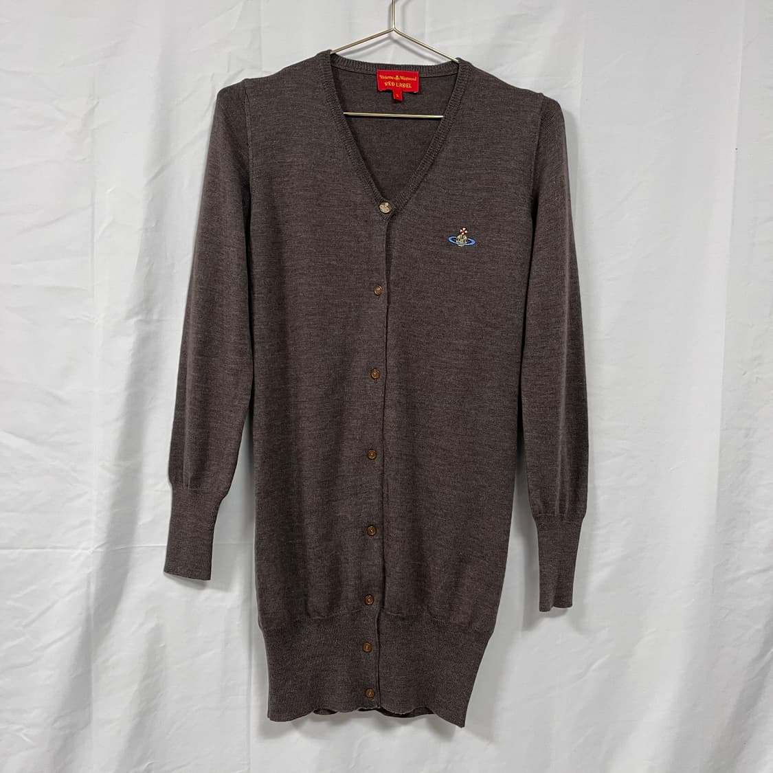 비비안웨스트우드 레드라벨 울 롱가디건 상품이미지1