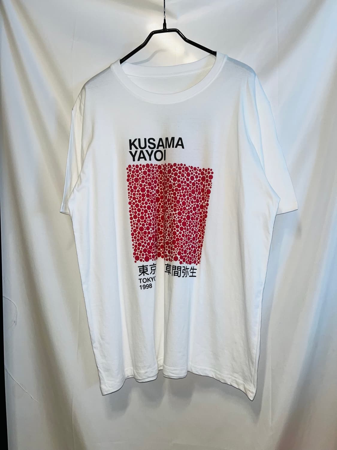 Kusama Yayoi 쿠사마 야요이 1998년도 도트 아트 반팔 티셔츠 상품이미지1