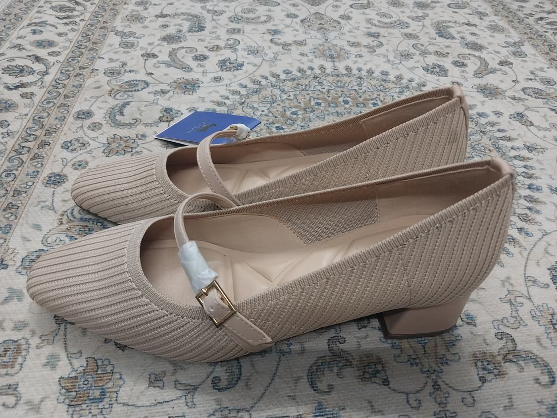 (새상품) 아가타 파리 베이지 플랫 메리제인 슈즈 235 상품이미지4