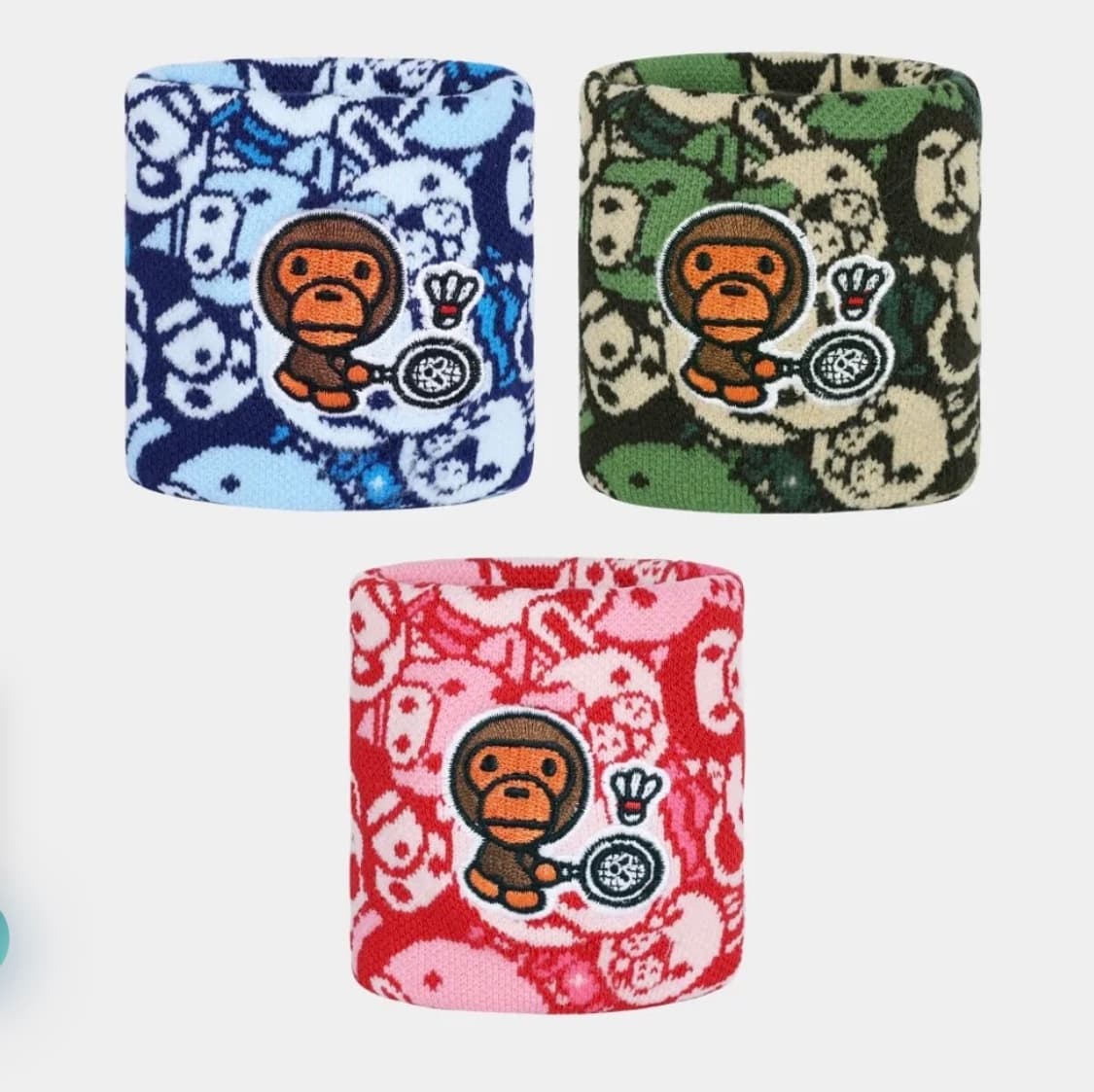 베이프 x 빅터 콜라보 손목아대 판매 상품이미지4