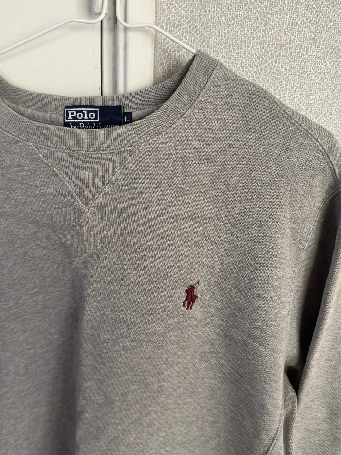 폴로 랄프로렌 회색 맨투맨 티셔츠  상품이미지3