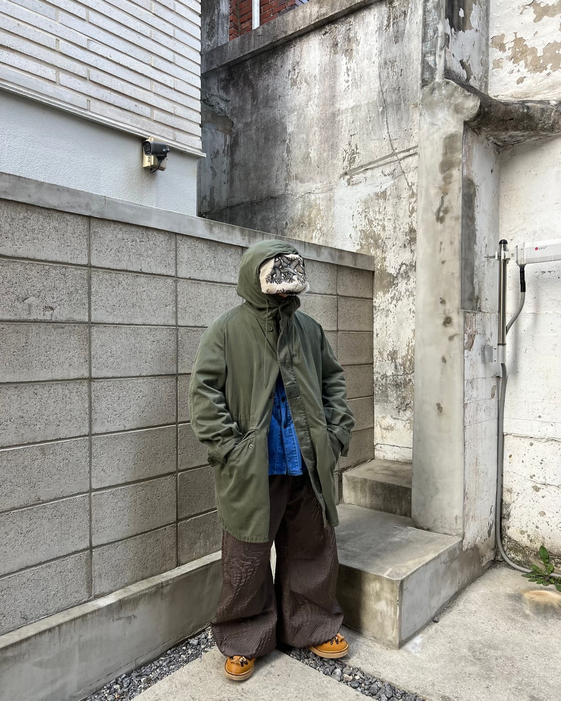 70s FRENCH ARMY M-64 MILITARY 개파카 모즈파카 상품이미지3