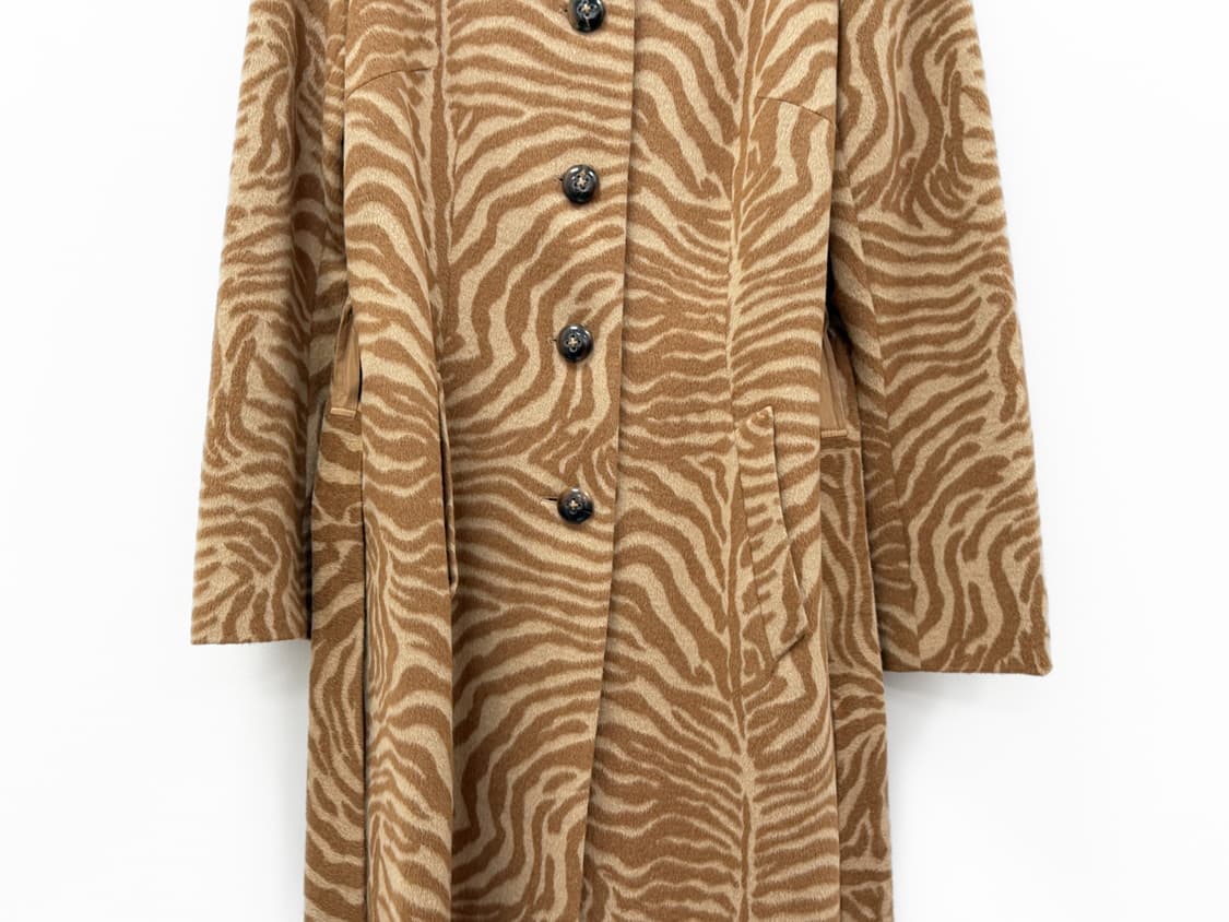 에스카다 by Margaretha Ley 지브라 패턴 앙고라 울 코트 상품이미지8