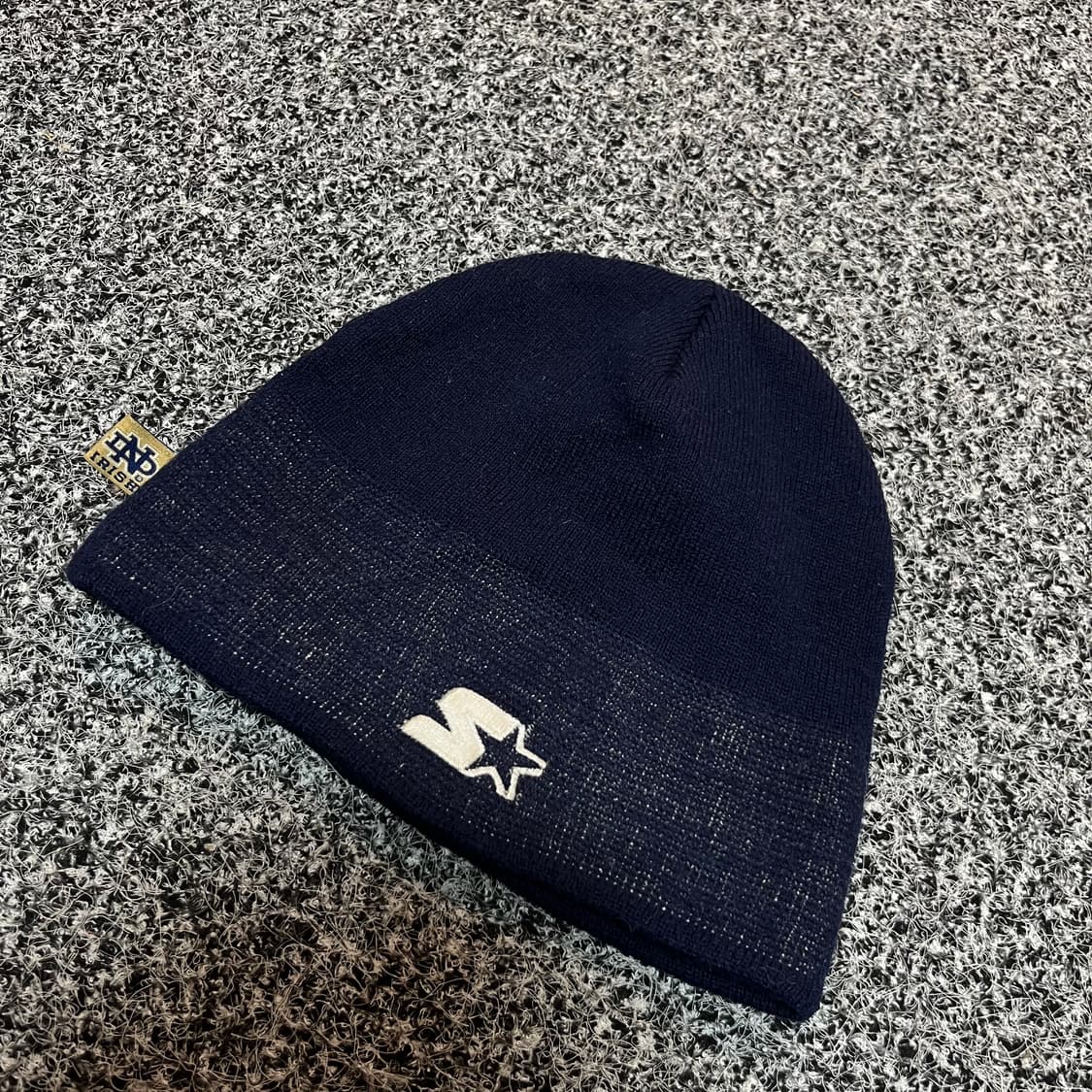 스타터 starter 빈티지 올드스쿨 노트르담 비니 네이비 상품이미지1