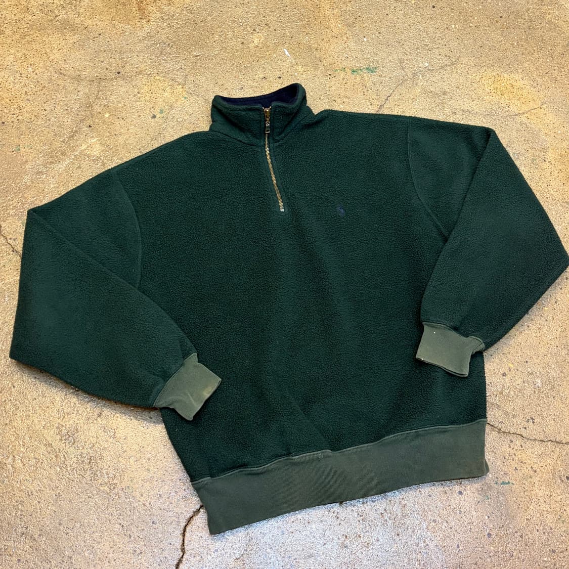 90s USA 빈티지 폴로랄프로렌 플리스 후리스 반집업 상품이미지2