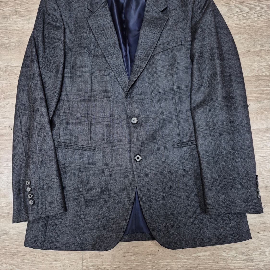 킨록 바이 앤더슨 남성 클래식 모직 싱글 정장자켓 XL(105) 상품이미지3