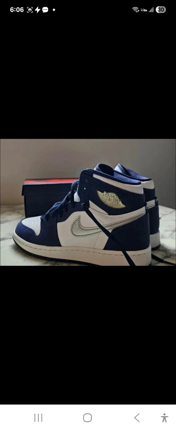 나이키 에어 조던 1 하이 미드나잇 네이비 230 상품이미지6
