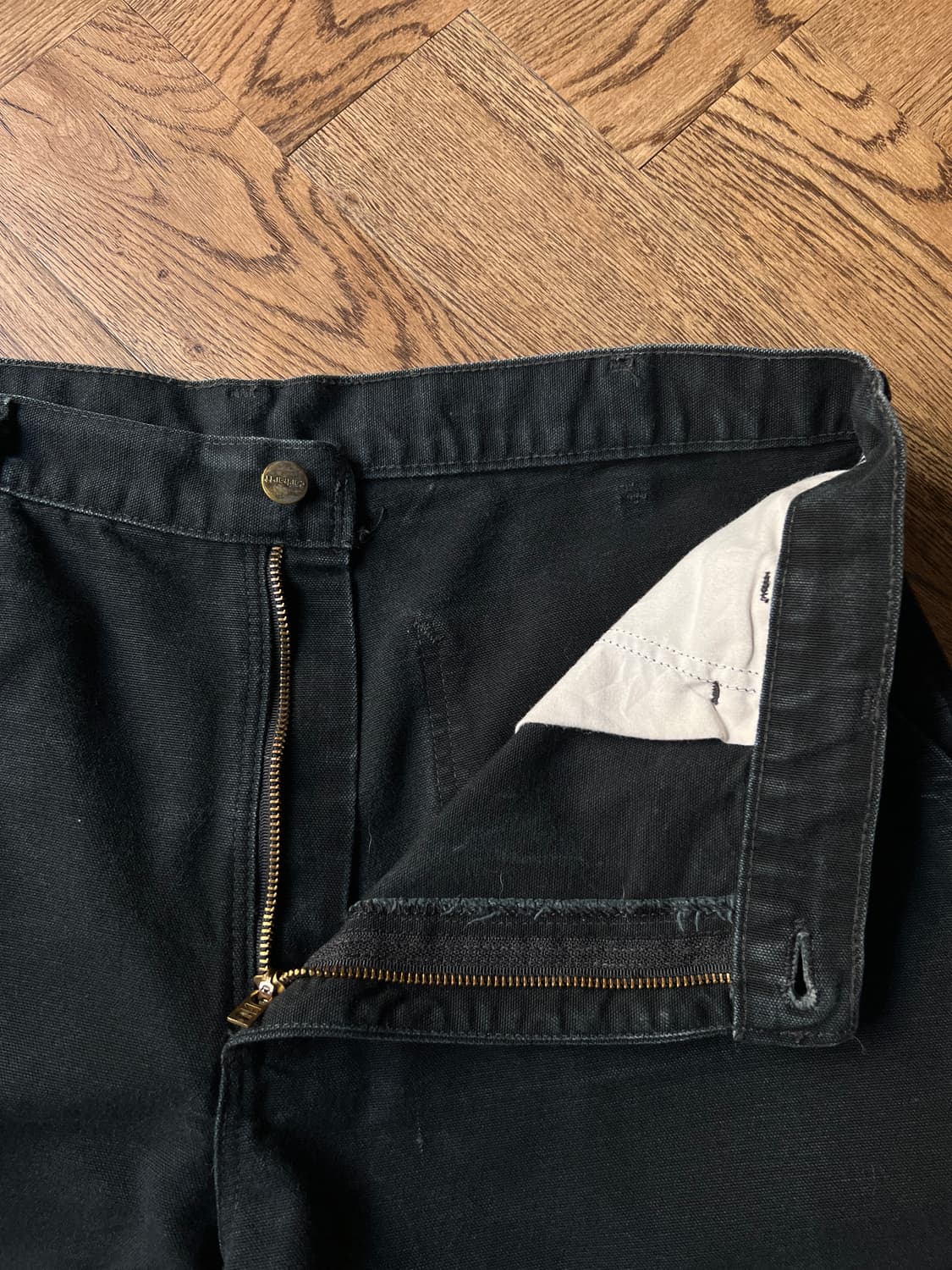 [36]칼하트 USA 블랙 싱글니 카펜터 워크팬츠 상품이미지3