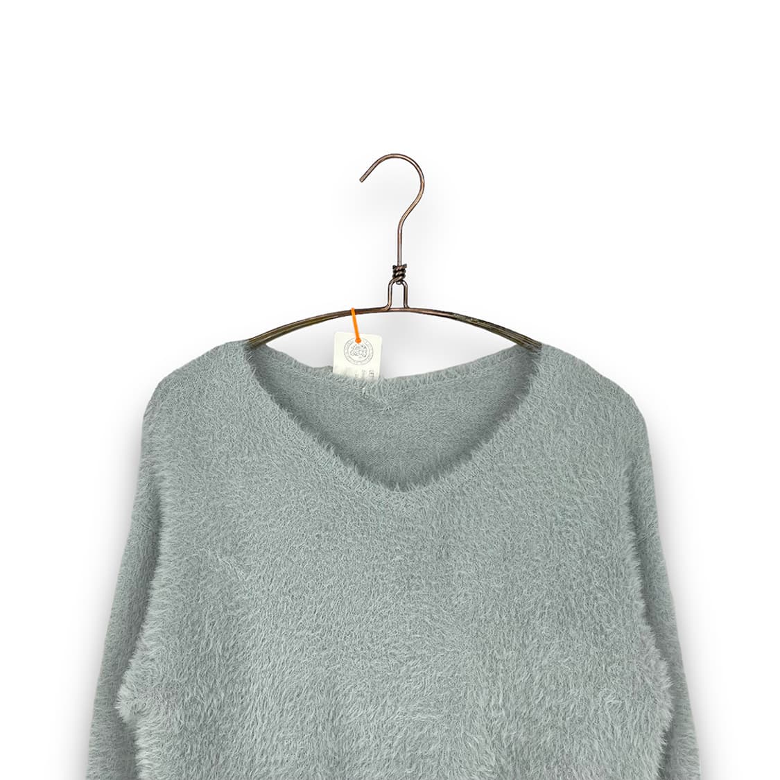 일본 빈티지 헤어리 V넥 니트 상품이미지3