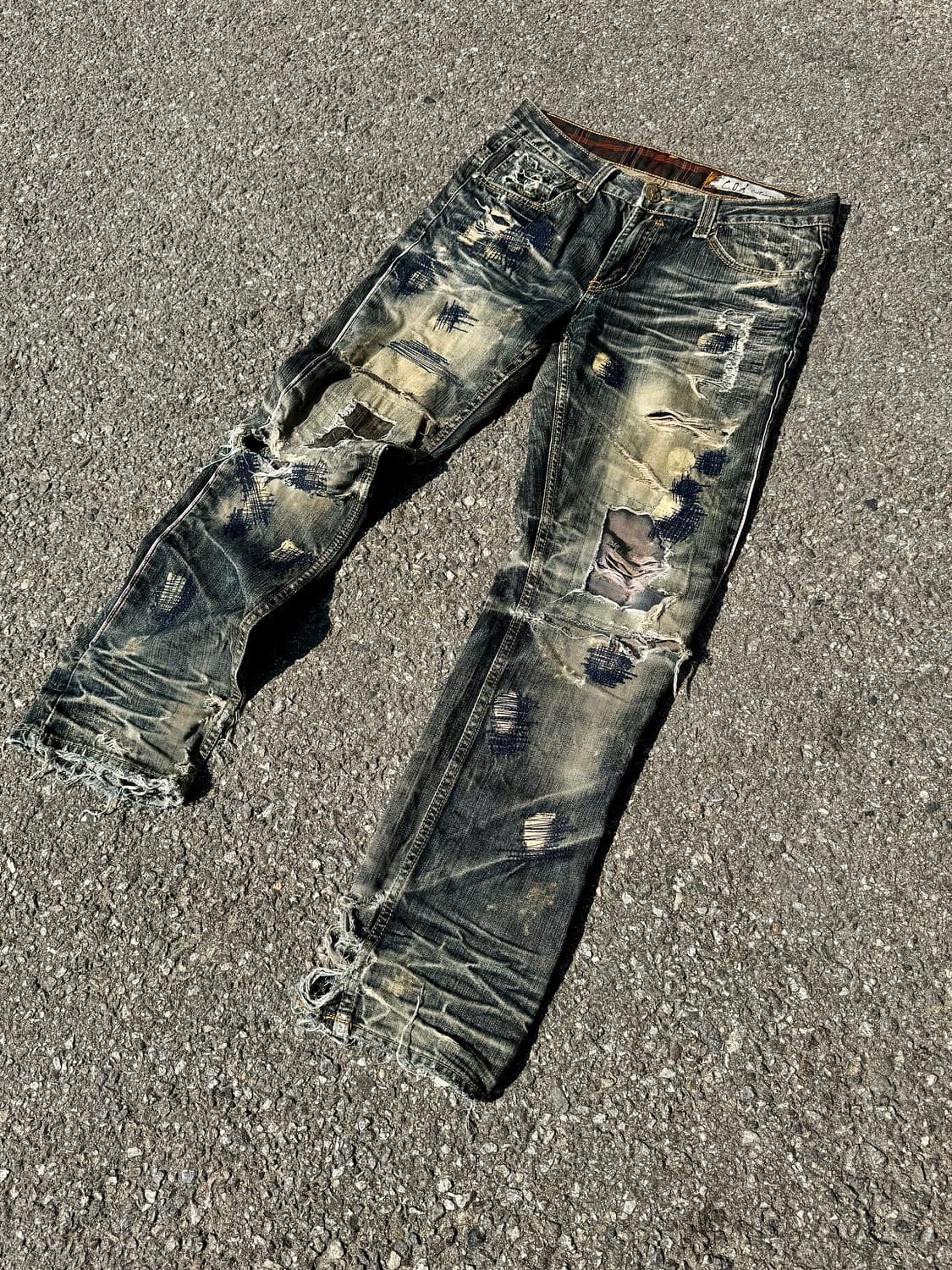 C.O.D high quality Selvedge Repair Denim 상품이미지1