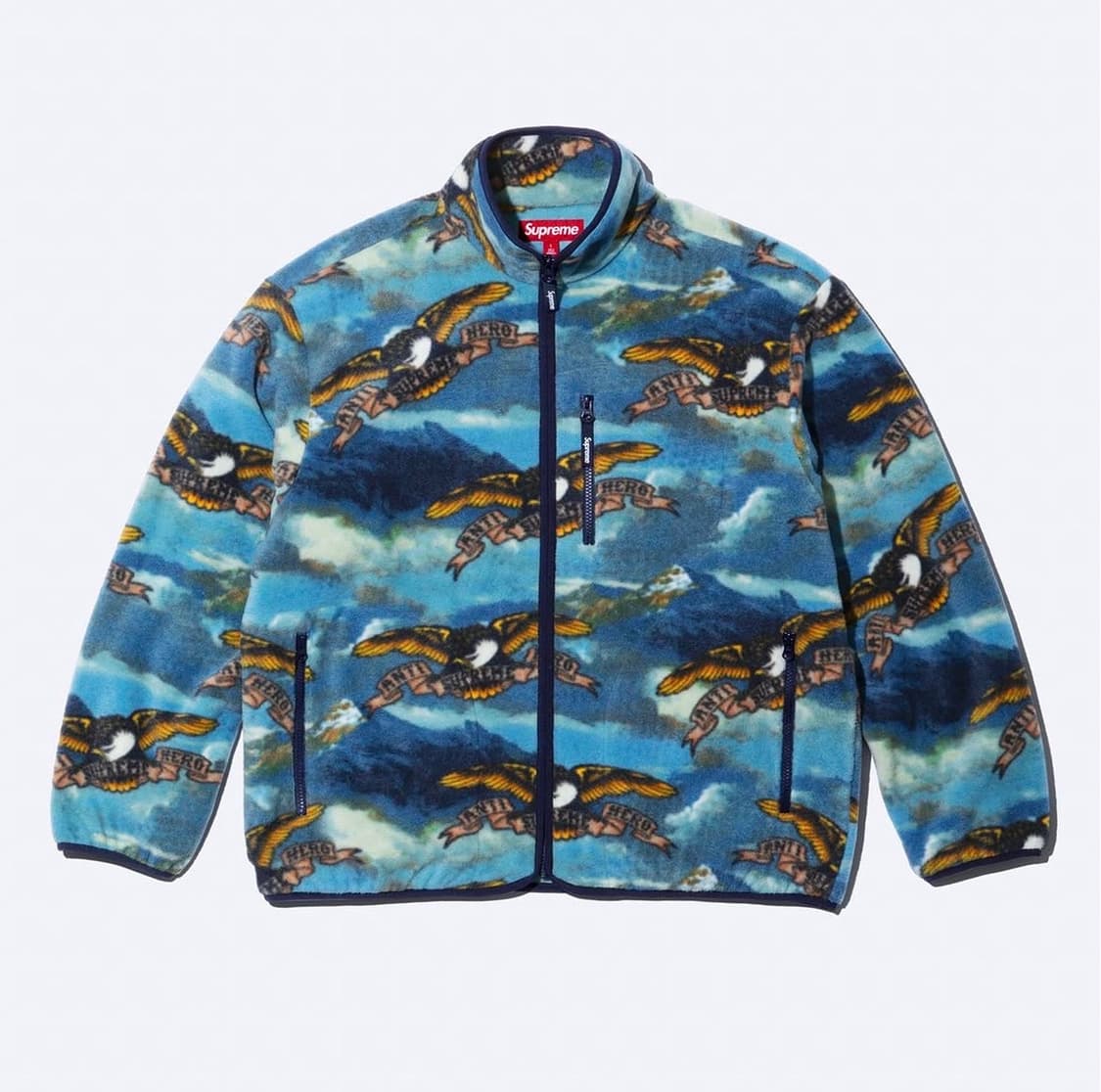 슈프림 & 안티히어로 플리스 자켓 xl 상품이미지1