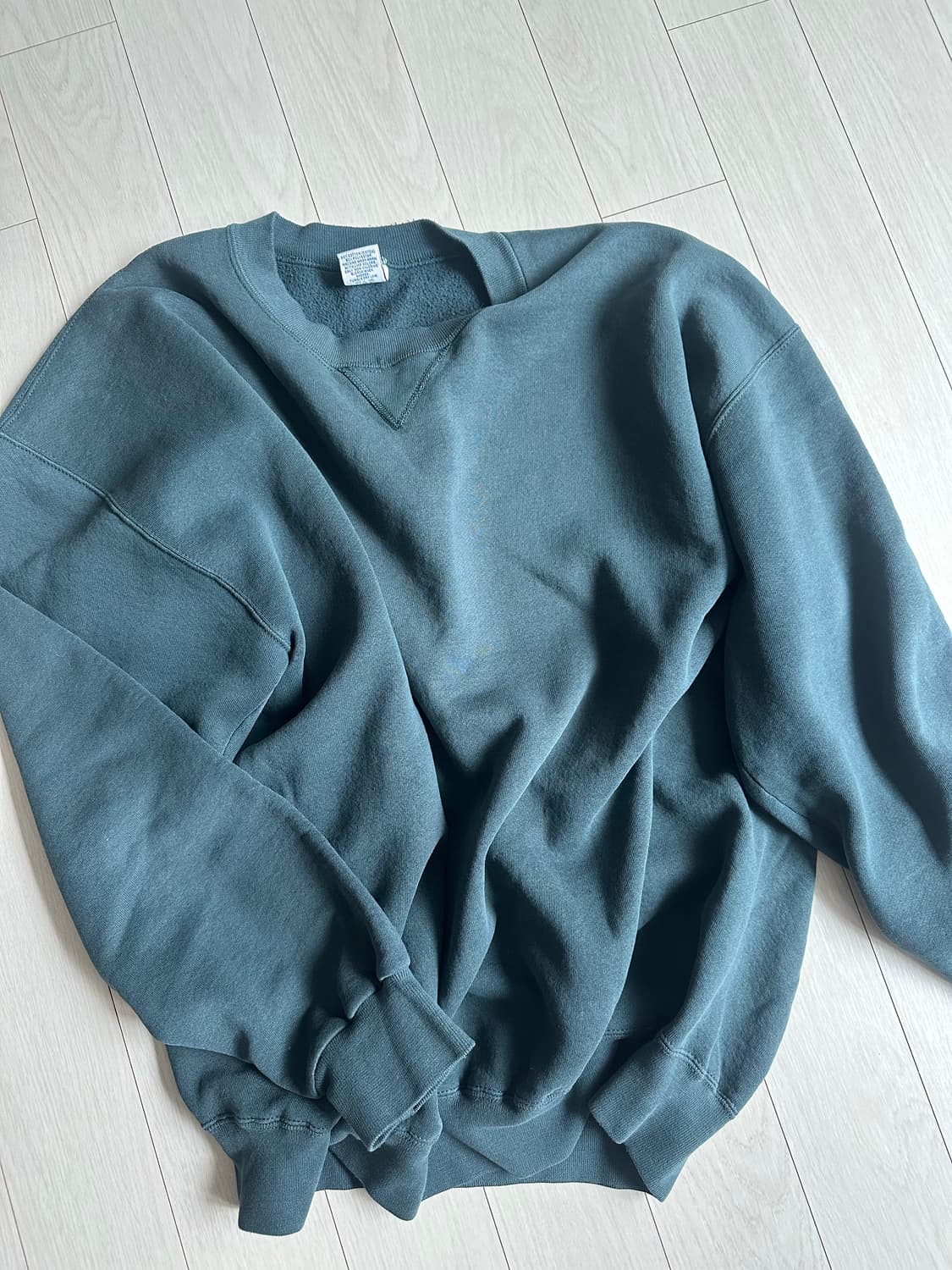 90s 러셀 딥그린 스웻셔츠 made in usa 상품이미지1