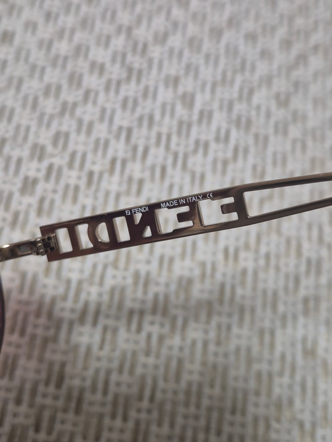 (정품)  펜디 Y2K 무테 선글라스 큐빅 그라데이션 상품이미지8