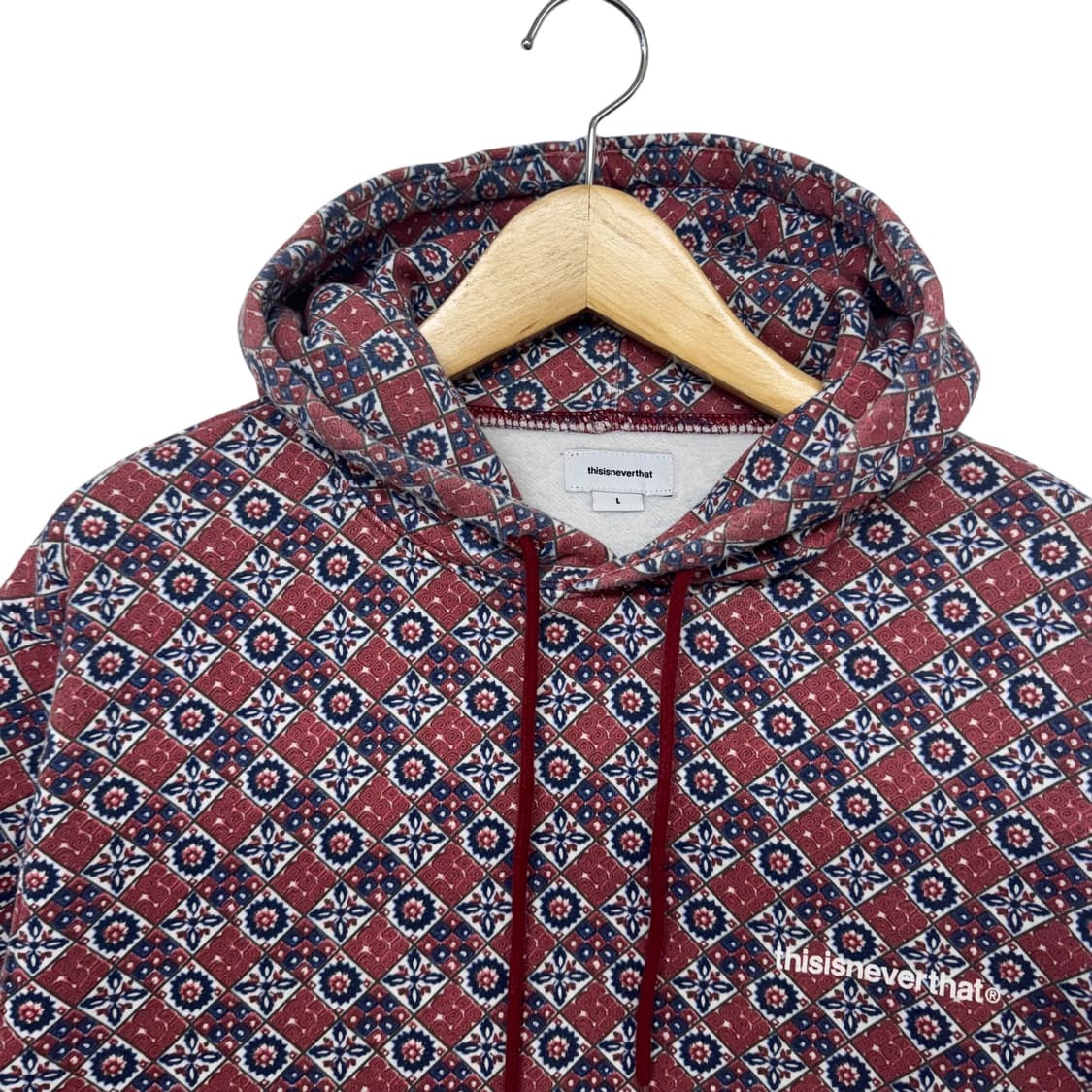 디스이즈네버댓 타일패턴 후드 상품이미지2