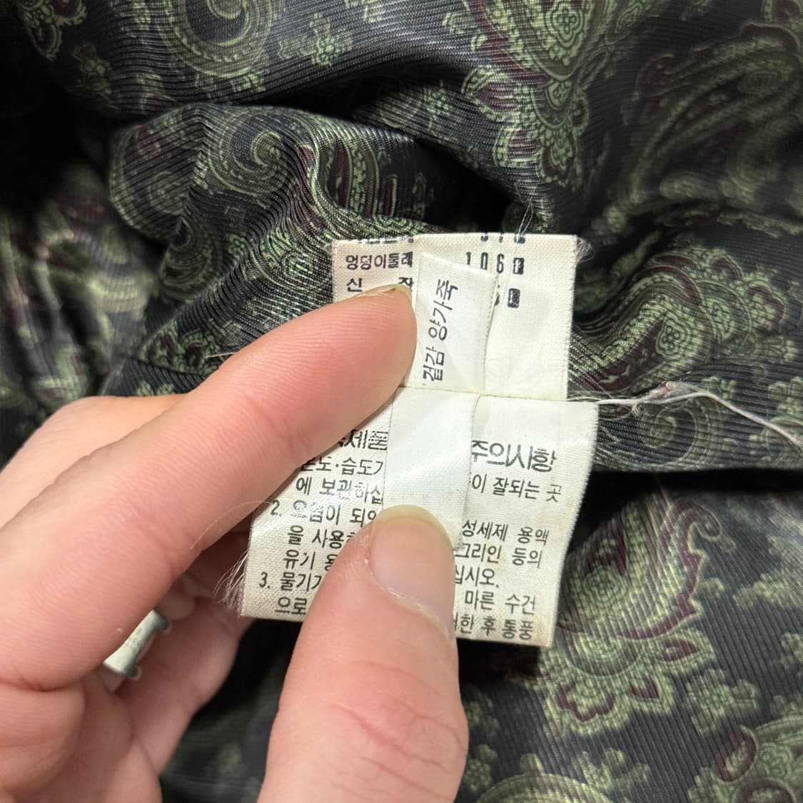 VTG 빈티지 100% 양가죽 퍼 카라 디테일 웨스턴 싱글 레더 자켓 상품이미지8