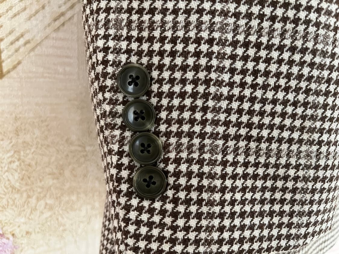 STCO 하운드투스 베이지 피크드 싱글 울자켓 L 100 상품이미지5